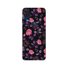 Rose Pattern Mobile Back Case for Moto One Vision (Design - 2)