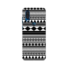 Black white Pattern Case for Moto One Vision