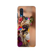 Lord Krishna2 Mobile Back Case for Moto One Vision (Design - 17)