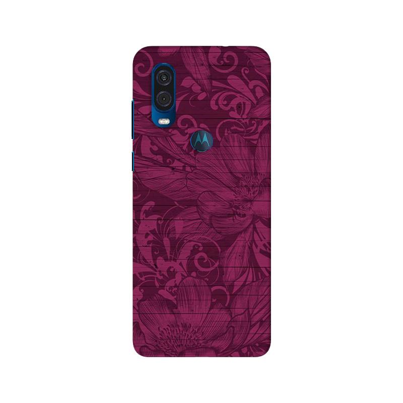 Purple Backround Case for Moto One Vision