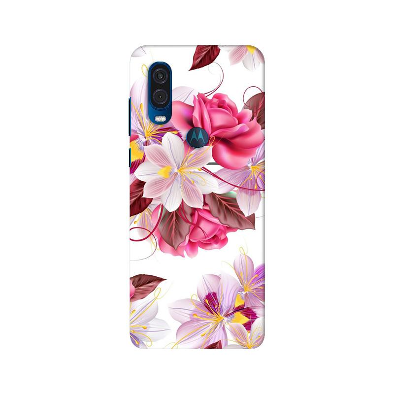 Beautiful flowers Case for Moto One Vision