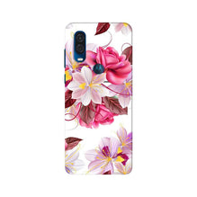 Beautiful flowers Mobile Back Case for Moto One Vision (Design - 23)