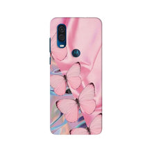 Butterflies Mobile Back Case for Moto One Vision (Design - 26)