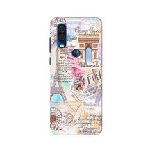 Paris Eiftel Tower Mobile Back Case for Moto One Vision (Design - 54)