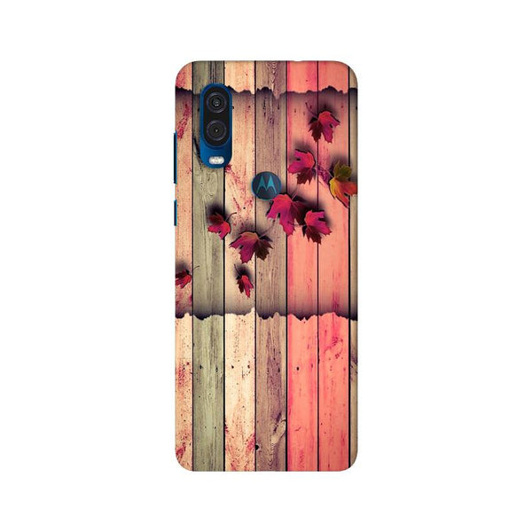 Wooden look2 Case for Moto One Vision