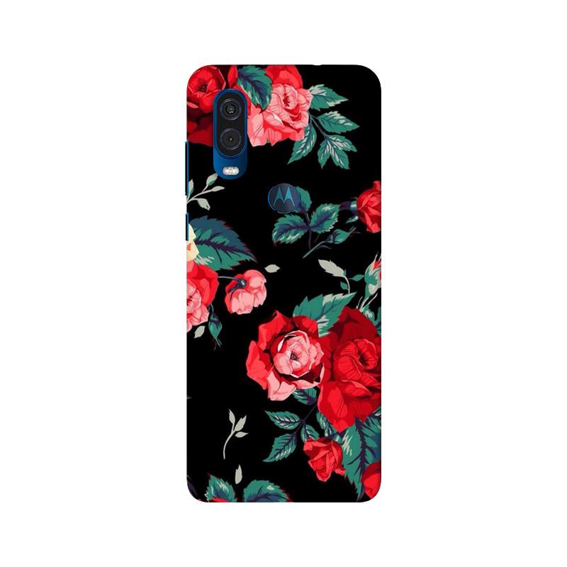 Red Rose2 Case for Moto One Vision