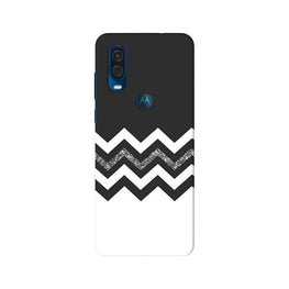 Black white Pattern2Case for Moto One Vision