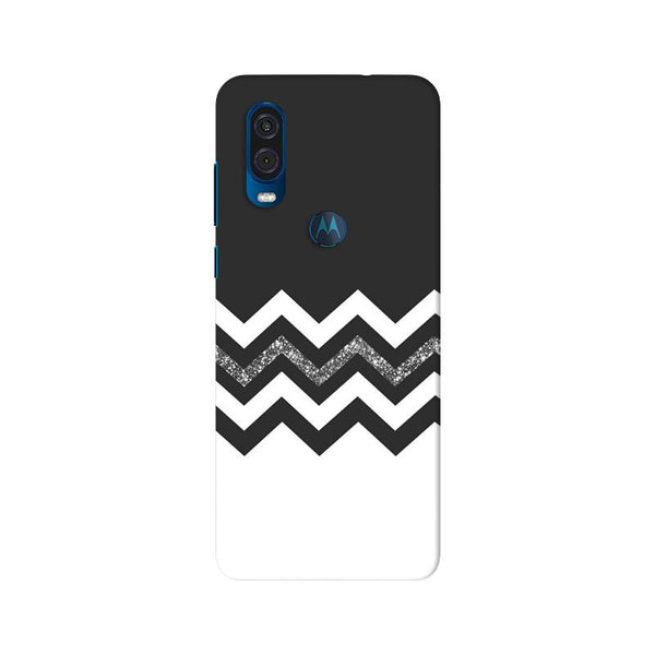 Black white Pattern2Case for Moto One Vision