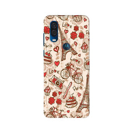 Love Paris Case for Moto One Vision(Design - 103)