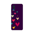 Purple Background Case for Moto One Vision  (Design - 107)