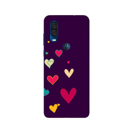 Purple Background Case for Moto One Vision(Design - 107)