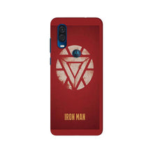Iron Man Superhero Mobile Back Case for Moto One Vision  (Design - 115)