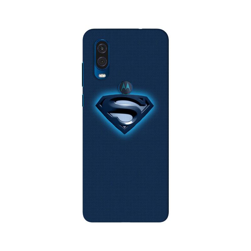Superman Superhero Case for Moto One Vision  (Design - 117)