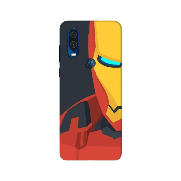 Iron Man Superhero Case for Moto One Vision  (Design - 120)