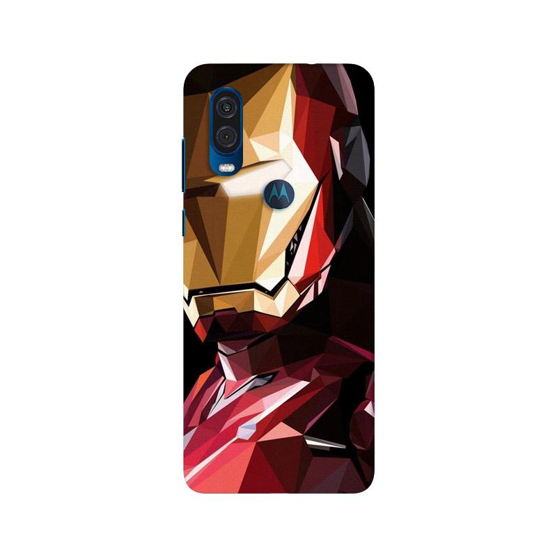 Iron Man Superhero Case for Moto One Vision  (Design - 122)