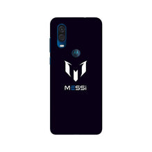 Messi Mobile Back Case for Moto One Vision  (Design - 158)