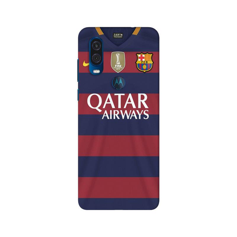 Qatar Airways Case for Moto One Vision  (Design - 160)