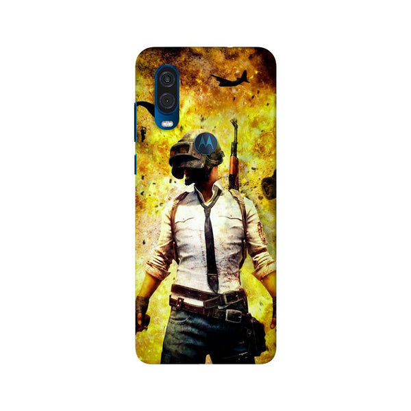 Pubg Case for Moto One Vision  (Design - 180)