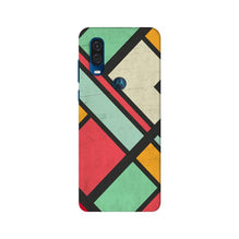 Boxes Mobile Back Case for Moto One Vision (Design - 187)