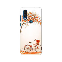 Bicycle Mobile Back Case for Moto One Vision (Design - 192)
