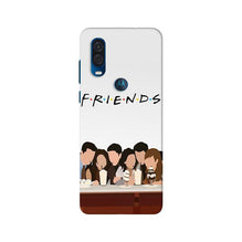 Friends Mobile Back Case for Moto One Vision (Design - 200)