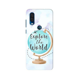 Explore the World Case for Moto One Vision (Design No. 207)