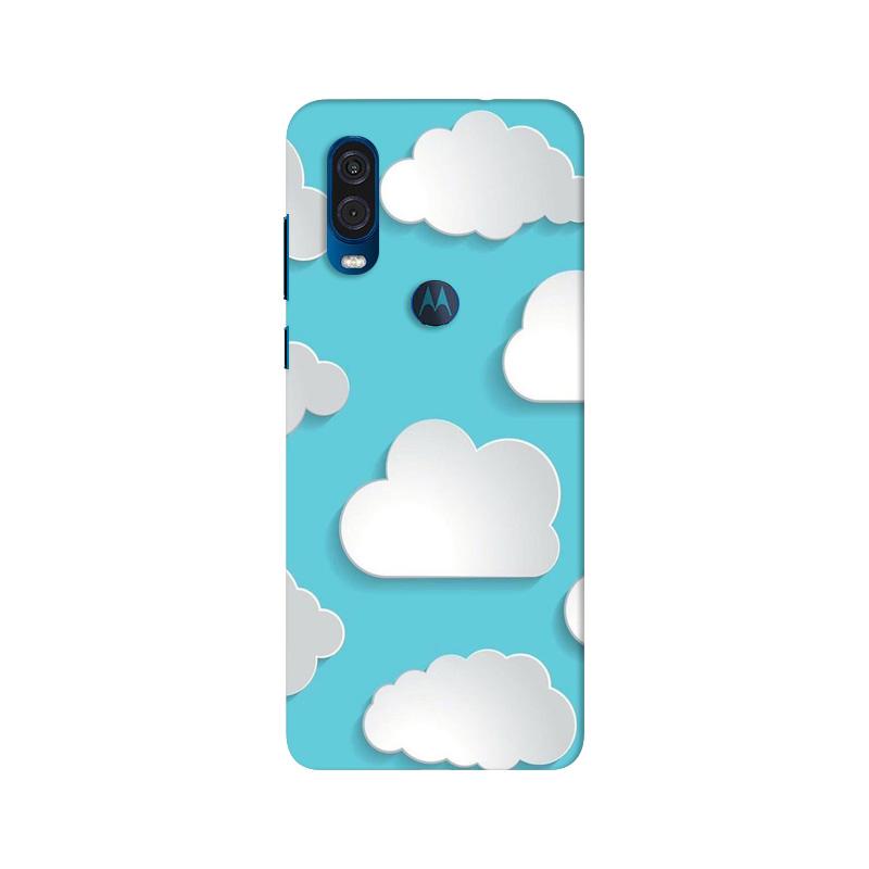 Clouds Case for Moto One Vision (Design No. 210)