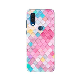 Pink Pattern Case for Moto One Vision (Design No. 215)