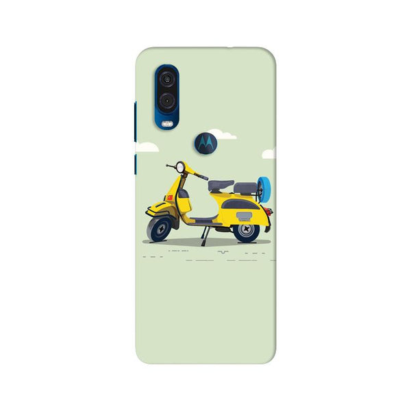Vintage Scooter Case for Moto One Vision (Design No. 260)