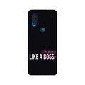 Like a Girl Boss Case for Moto One Vision (Design No. 265)