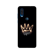 Queen Mobile Back Case for Moto One Vision (Design - 270)