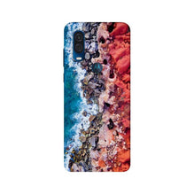 Sea Shore Mobile Back Case for Moto One Vision (Design - 273)