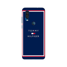 Tommy Hilfiger Mobile Back Case for Moto One Vision (Design - 275)