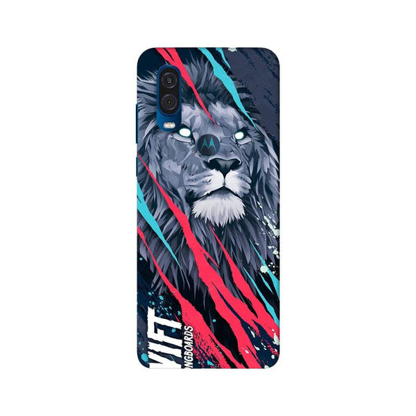 Lion Case for Moto One Vision (Design No. 278)