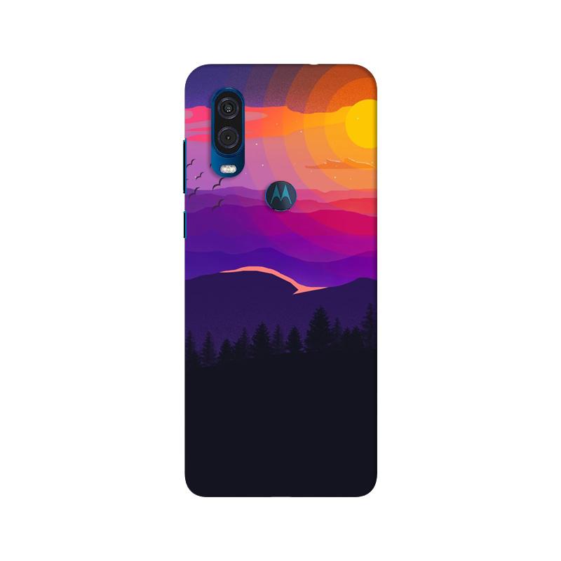 Sun Set Case for Moto One Vision (Design No. 279)
