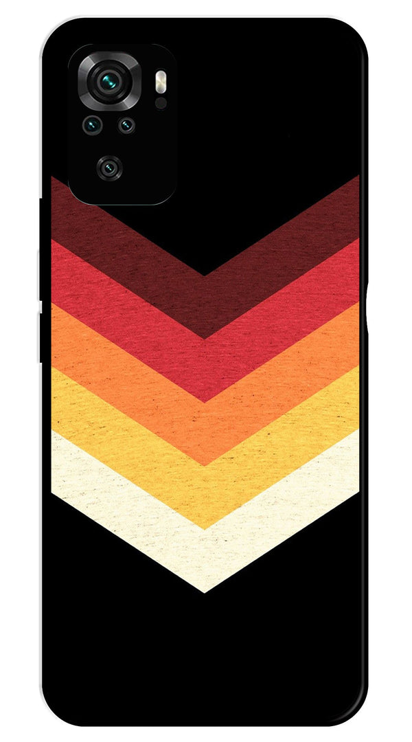 MultiColor Arrow Metal Mobile Case for Redmi Note 10   (Design No -04)