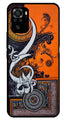 Qalander Art Metal Mobile Case for Redmi Note 10   (Design No -16)