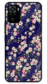 Flower Design Metal Mobile Case for Redmi Note 10   (Design No -25)