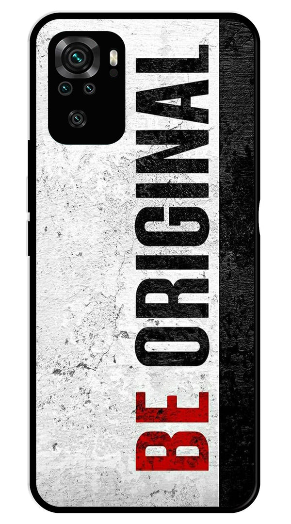 Be Original Metal Mobile Case for Redmi Note 10   (Design No -38)