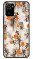 Autumn leaves Metal Mobile Case for Redmi Note 10   (Design No -55)