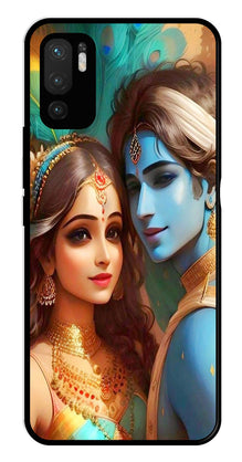 Lord Radha Krishna Metal Mobile Case for Redmi Note 10 5G