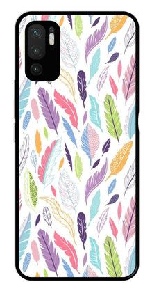 Colorful Feathers Metal Mobile Case for Redmi Note 10 5G