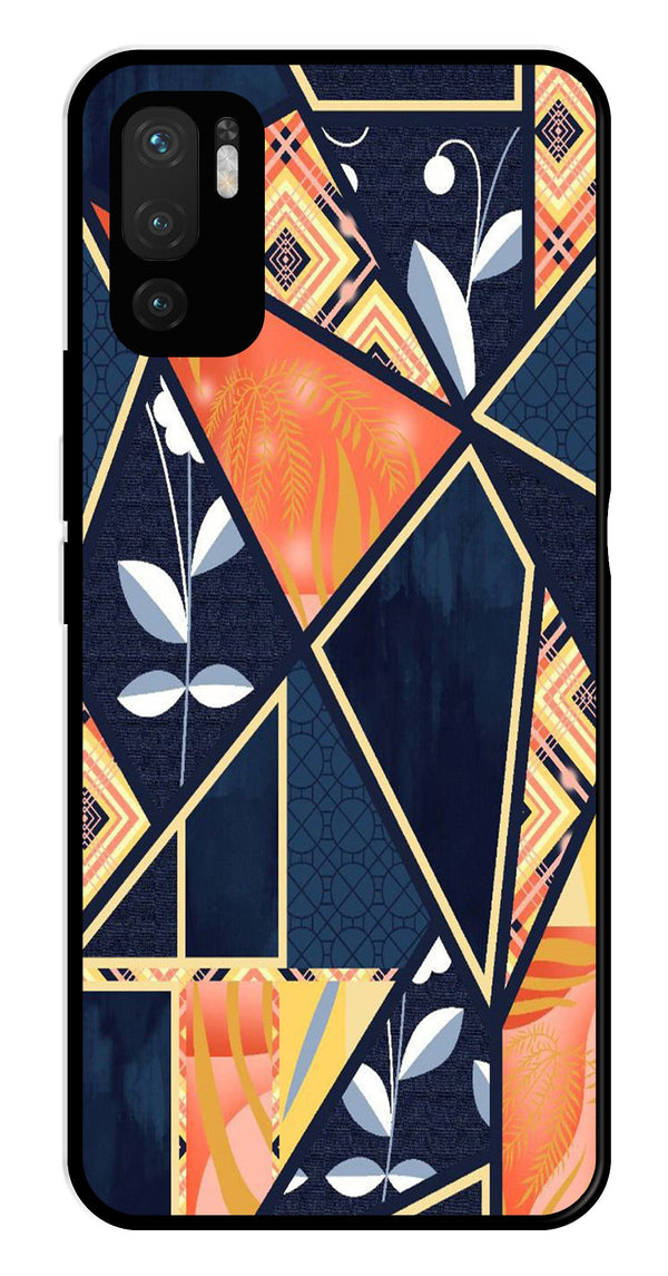 Marble Design Metal Mobile Case for Redmi Note 10 5G   (Design No -07)