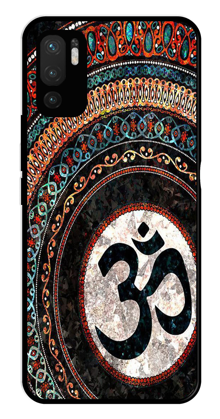 Oum Design Metal Mobile Case for Redmi Note 10 5G   (Design No -15)