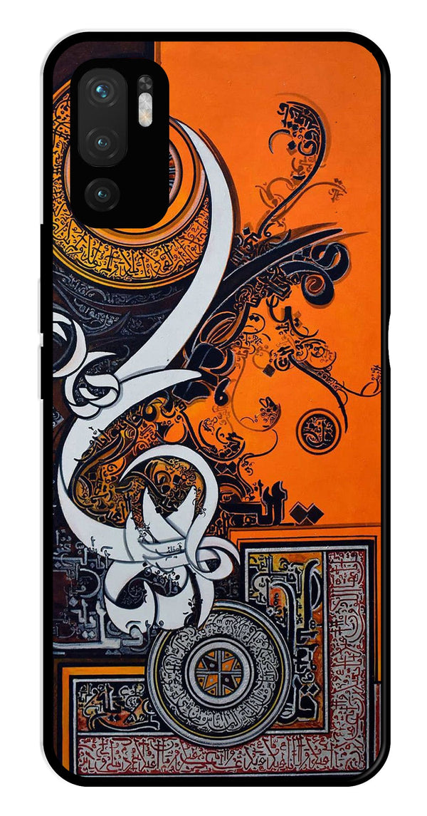Qalander Art Metal Mobile Case for Redmi Note 10 5G   (Design No -16)
