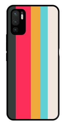 Muted Rainbow Metal Mobile Case for Redmi Note 10 5G