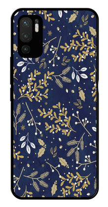 Floral Pattern  Metal Mobile Case for Redmi Note 10 5G