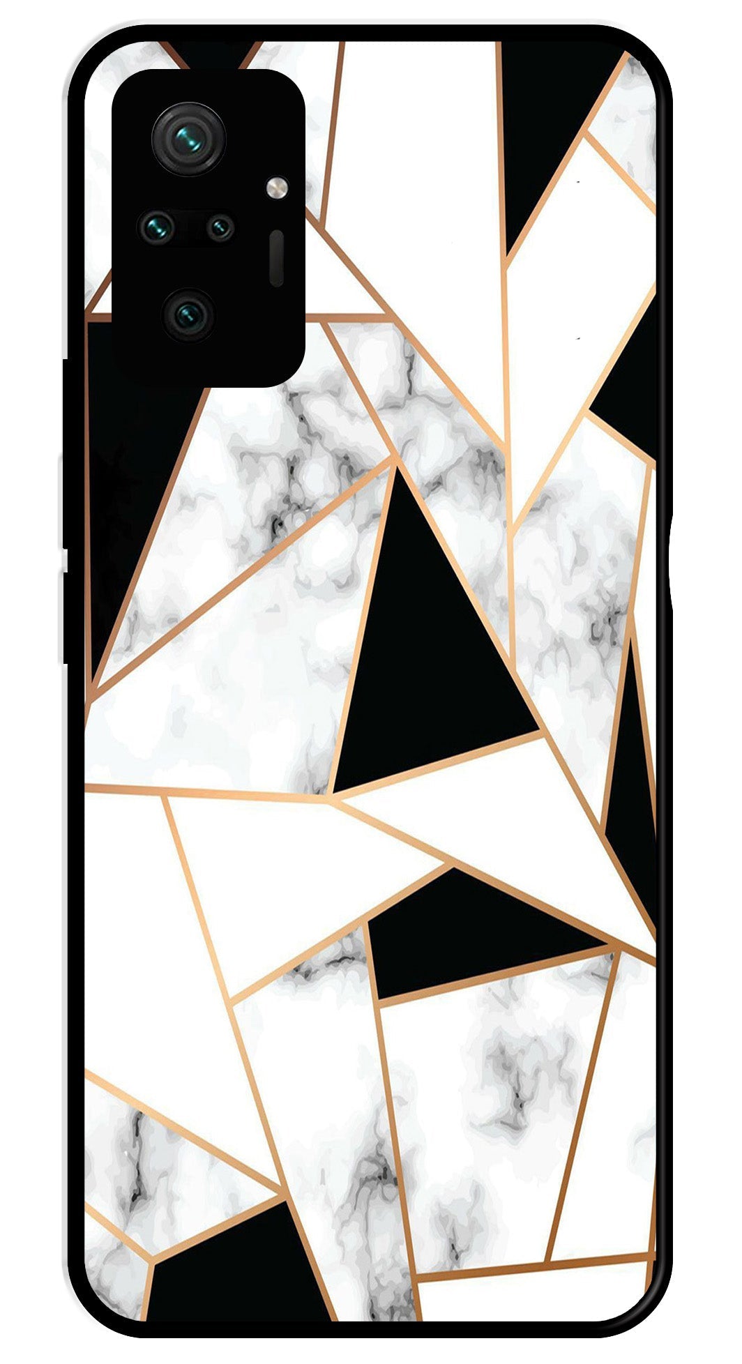 Marble Design2 Metal Mobile Case for Redmi Note 10 Pro   (Design No -08)