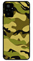 Army Pattern Metal Mobile Case for Redmi Note 10 Pro   (Design No -35)