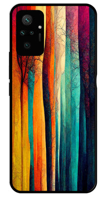 Modern Art Colorful Metal Mobile Case for Redmi Note 10 Pro